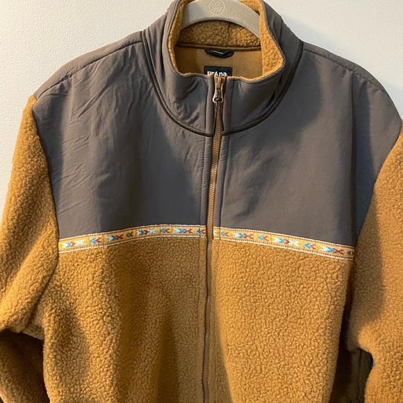 Prana Hurricane F2 unisex fleece jacket size medium. 90’s. Sepia color (brown) - Picture 3 of 10